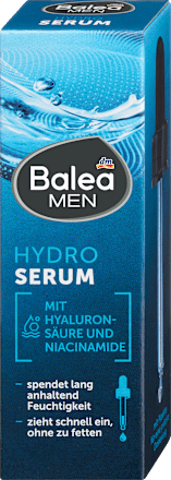 Vlažilni serum za obraz s hialuronsko kislino in niacinamidom Balea MEN