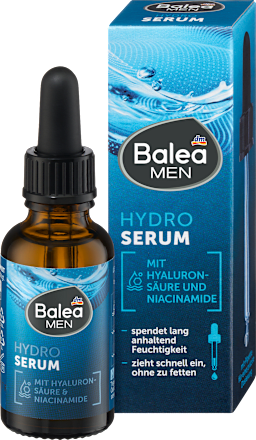Vlažilni serum za obraz s hialuronsko kislino in niacinamidom Balea MEN