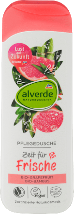 Duschgel Zeit für Frische Grapefruit, Bambus alverde NATURKOSMETIK