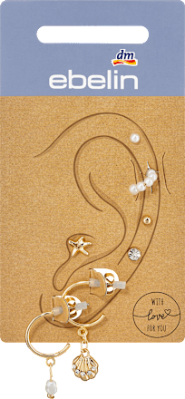 Mehrfachohrstecker Gold-Optik ebelin