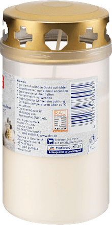 Свещ с капак, бяла Profissimo