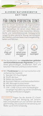 CC Cream Perfekter Teint LSF 6 alverde NATURKOSMETIK