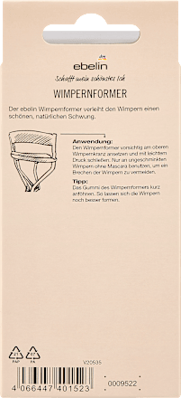 Szempilla-göndörítő pótbetéttel, többféle ebelin