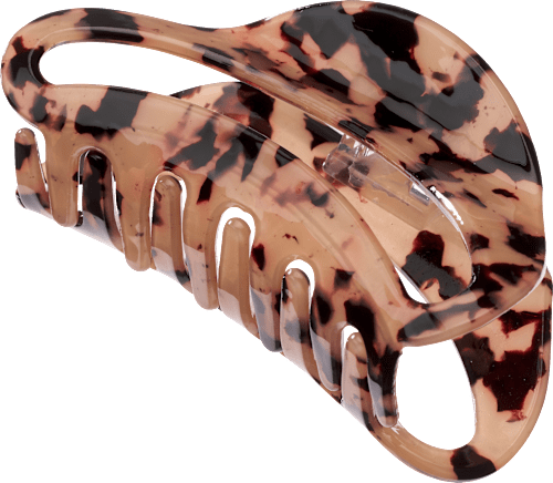 Parcelona Haarklammer Mit Schildkrötenmuster – Schmal, Klein, In Braun, Made In France
