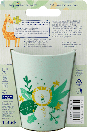 nature Trinkbecher mint babylove