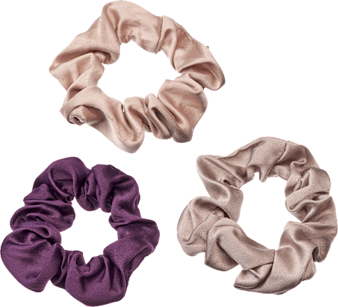 Scrunchies recyceltes Polyester Satin-Optik ebelin