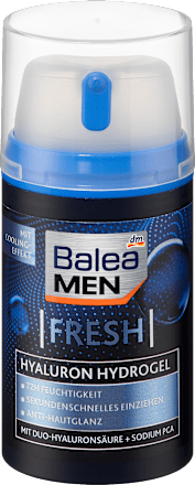 Crema viso in gel Fresh con acido ialuronico Balea MEN