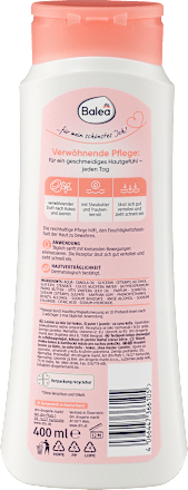 Telové mlieko Kokos & Sheanuss. Vhodné na suchú pokožku Balea