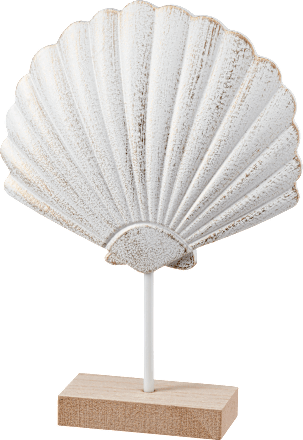 Muschelaufsteller, weiß-gold BOLTZE