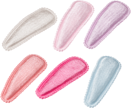 Spinki do włosów mini materiałowe pastelowe ebelin