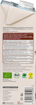 Pflanzendrink, Dinkel Drink natur dmBio