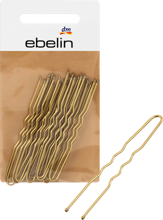 Wsuwki do włosów długie złote ebelin