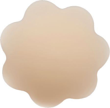Silikon Nipple Pads Sheer Elegance ivory (2 Paar) ebelin