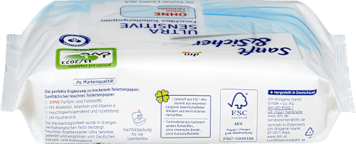ULTRA SENSITIVE vlažni toalet papir, 2x50kom Sanft&Sicher