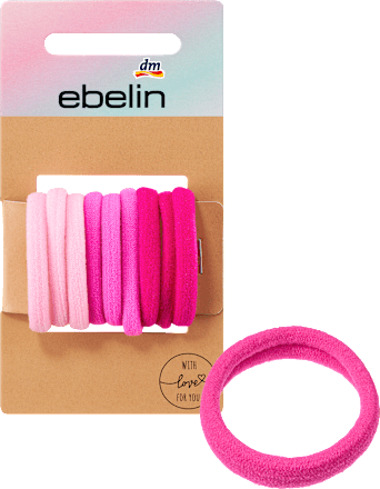 Haargummis Rosa-Mix ebelin