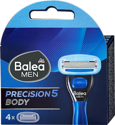 Testine di ricambio a 5 lame Precision Body Balea MEN