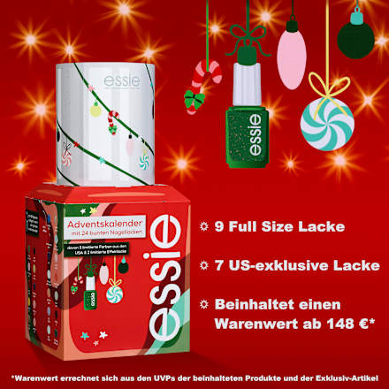 Adventskalender 2024 mit 24 bunten Nagellacken essie