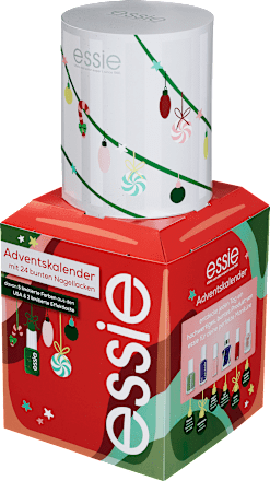 Adventskalender 2024 mit 24 bunten Nagellacken essie