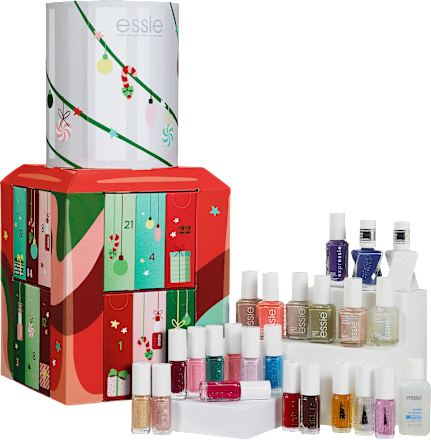 Adventskalender 2024 mit 24 bunten Nagellacken essie