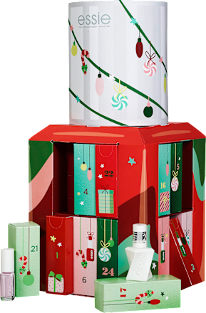 Adventskalender 2024 mit 24 bunten Nagellacken essie