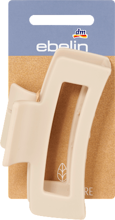 Haarklammer mit Recyclingmaterial beige ebelin