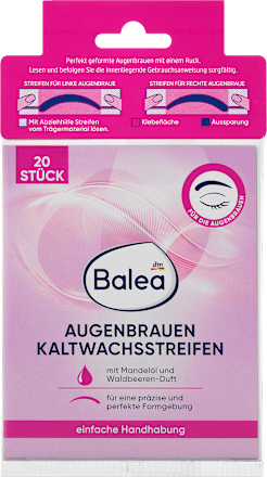 Kaltwachsstreifen Augenbrauen Balea
