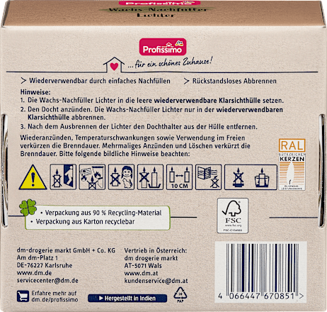 Čajne sveće - dopuna  Profissimo