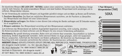 Big Lash Love Natural umjetne trepavice trend !t up