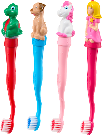 Zahnbürste Kinder weich, 3 bis 6 Jahre Dontodent