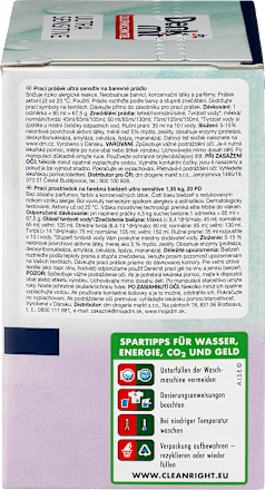 Colorwaschmittel Pulver Ultra Sensitive  Denkmit