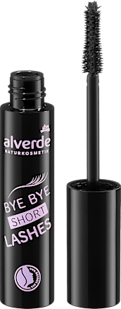 Fekete szempillaspirál Bye Bye Short Lashes alverde NATURKOSMETIK