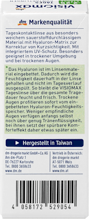 Tageslinse -2,25 VISIOMAX