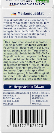 Tageslinse -2,50 VISIOMAX