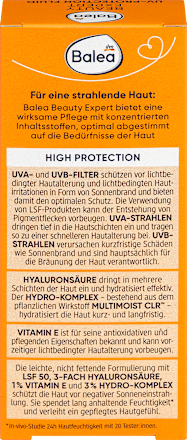 Cremă fluidă pentru față cu SPF50 Balea
