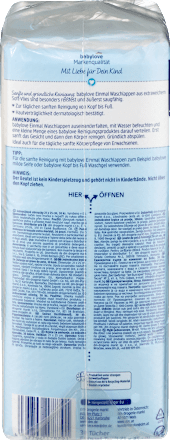 Einmal Waschlappen (5x30 St) babylove