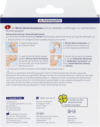 Sterile Kompressen Mivolis