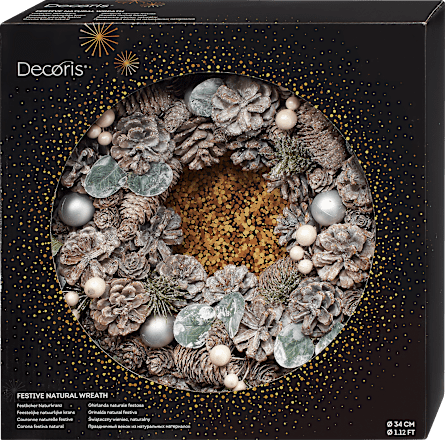 Kranz mit Zapfen, grün gefrostet Dekorieren & Einrichten