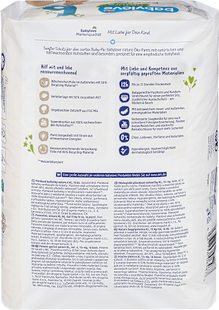 nature pelene gaćice XL vel.6 (15+ kg) babylove nature