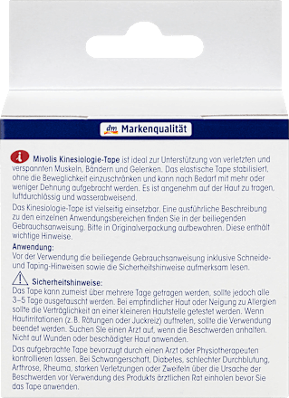 Kinesiologie-Tape, 1 Rolle Mivolis