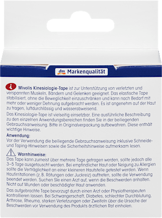 Kinesiologie-Tape, 1 Rolle Mivolis