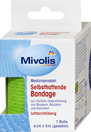 Bandaj autoadeziv 5m x 6cm Mivolis