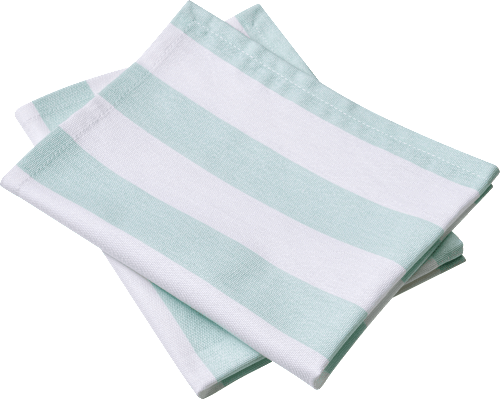 Platzset aus Textil, weiß/mint (35x45 cm) Dekorieren & Einrichten