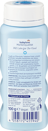 Babypuder sensitive babylove