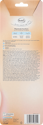 Einlegesohlen Leder, Gr. 36/37 (1 Paar) Balea