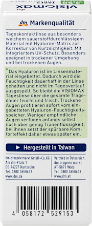 Tageslinse -3,50 VISIOMAX