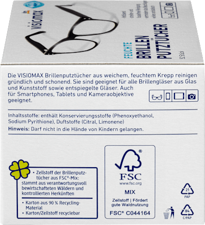 Brillenputztücher VISIOMAX