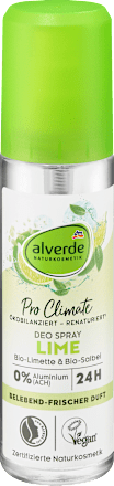 Deo sprej LIME z bio limeto in bio žajbljem alverde NATURKOSMETIK