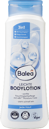Lozione corpo idratante con texture leggera Balea