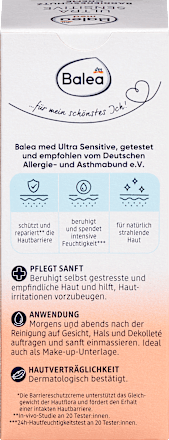 Tagescreme Barriereschutz Ultra Sensitive Balea med