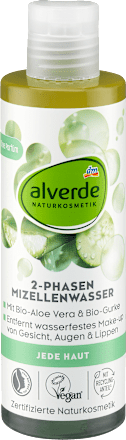 Mizellenwasser 2-Phasen Aloe Vera, Gurke alverde NATURKOSMETIK